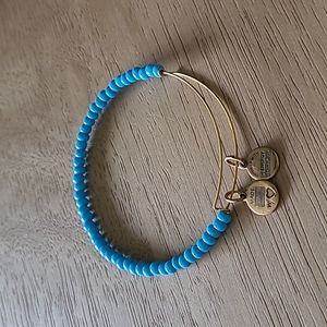 Alex and Ani Turquoise and Gold Bracelet